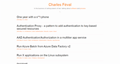 Desktop Screenshot of feval.fr