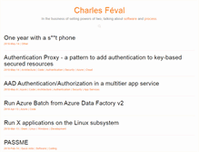 Tablet Screenshot of feval.fr